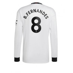 Herren Fußballbekleidung Manchester United Bruno Fernandes #8 Auswärtstrikot 2022-23 Langarm